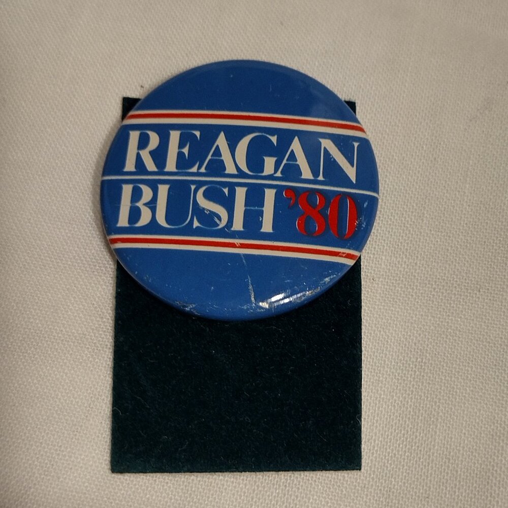 Reagan/Bush 1980 Champagne Button